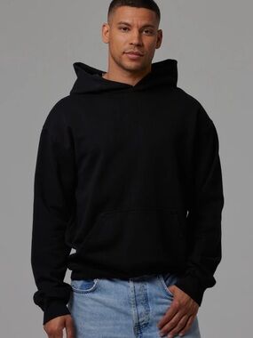 MEN’S BLACK HOODIE | SIZE L